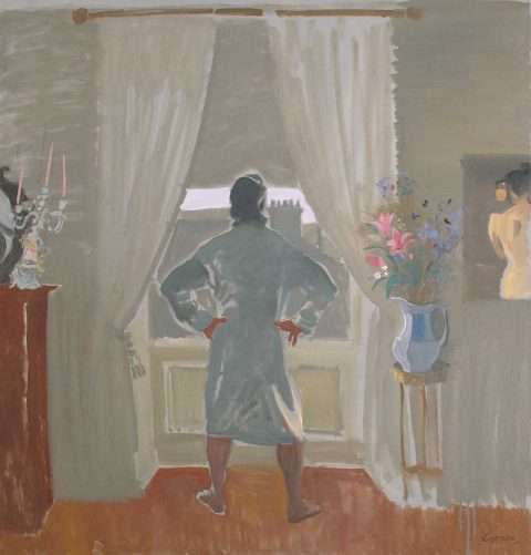 Alexander Goudie, 'Bonjour Glasgow', oil on canvas