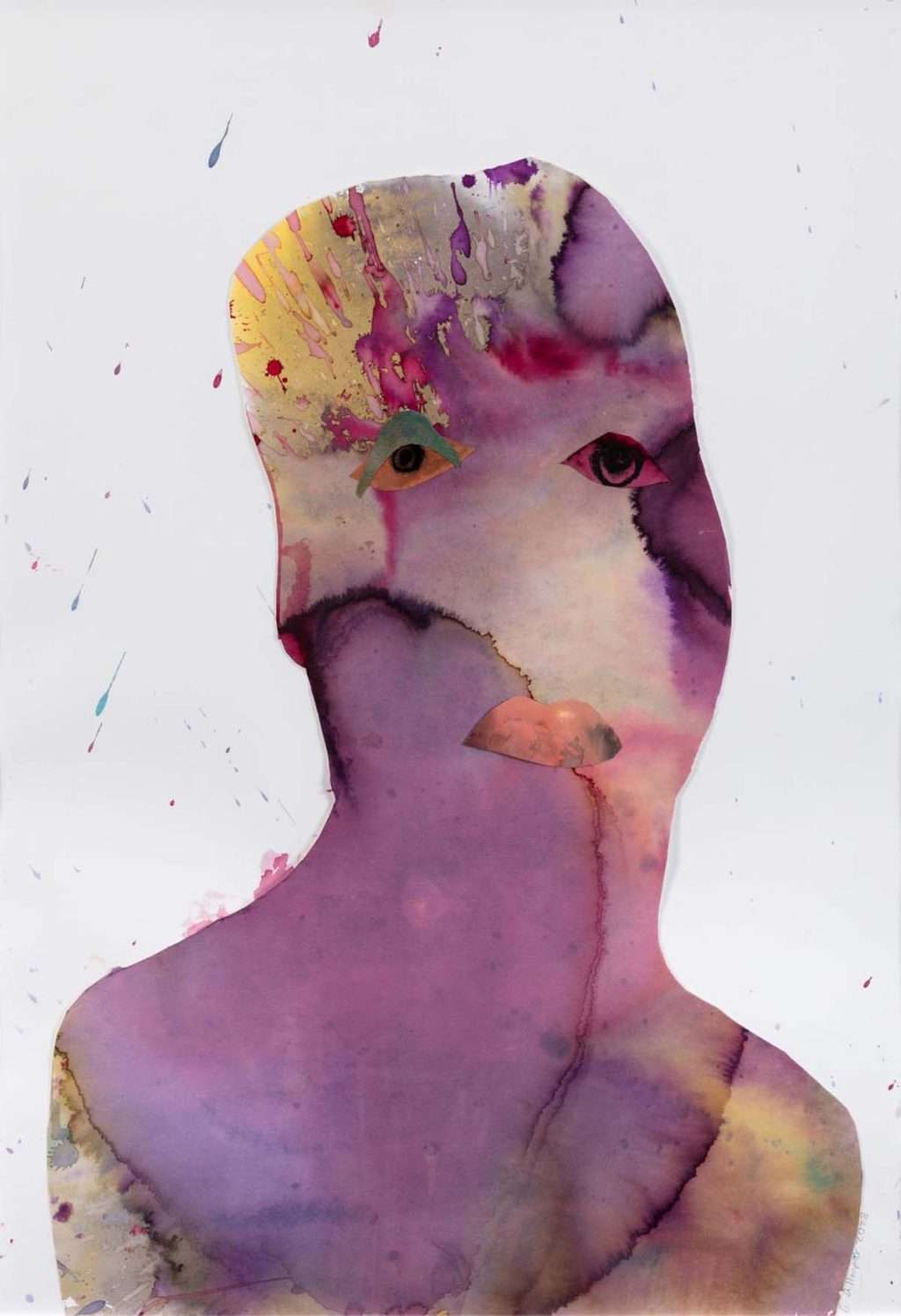 Alison Harper, 'Goddess of Can't be Bothered', 2023, ink and pastel on paper