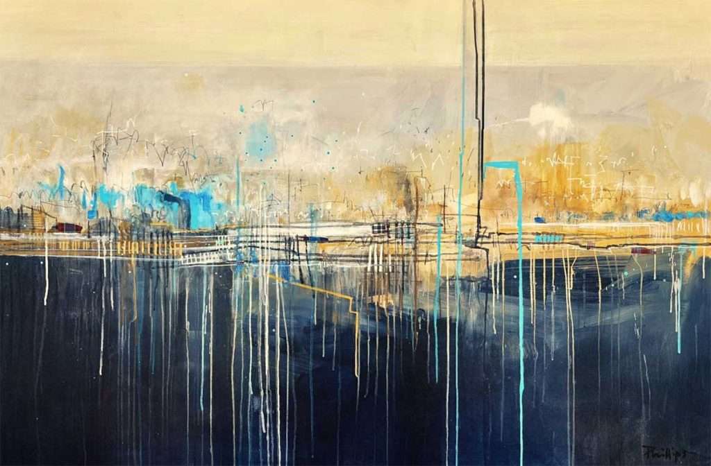 Amanda Phillips, 'Chaos Theory', mixed media on canvas copy