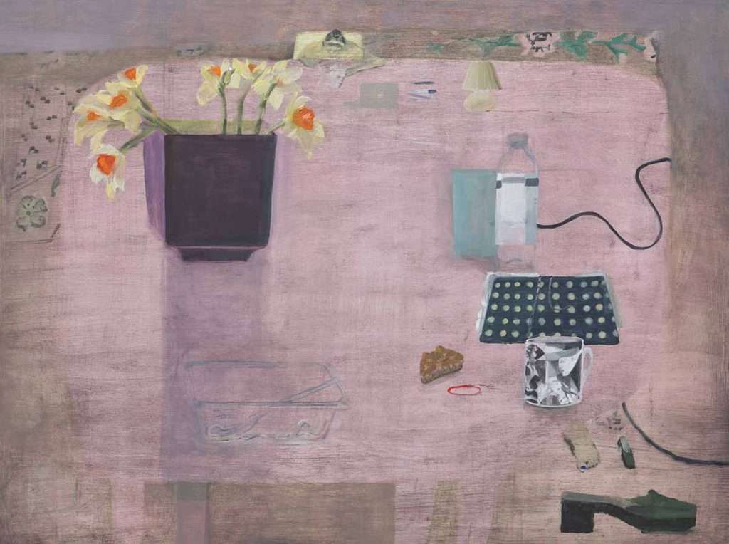 Aubrey Levinthal, 'Studio Desk', 2025, oil on panel