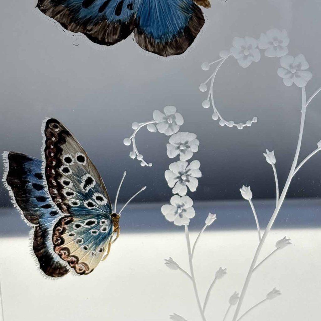 Alison Kinnaird, 'Common Blue Butterflies' (detail)