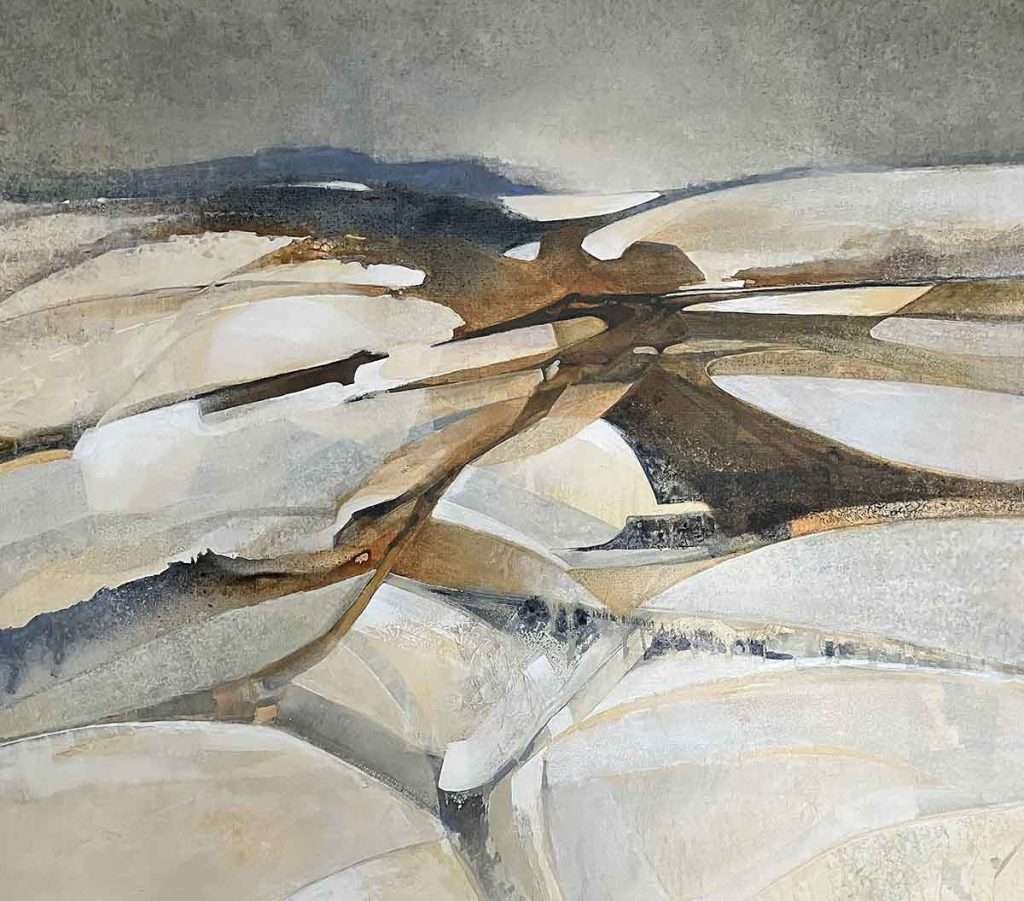 'Winter fields' by guest artist John McDonald