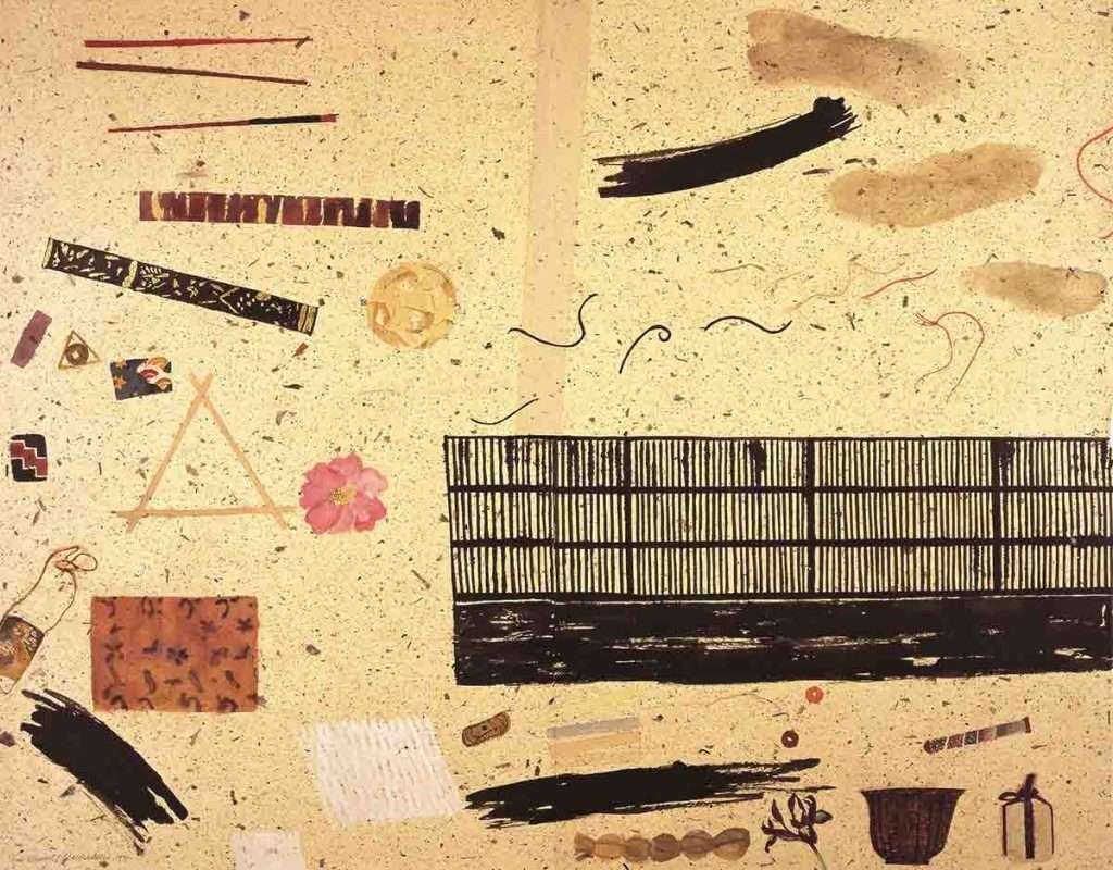 Elizabeth Blackadder, 'Japanese Still Life, Kakunodate', 1991, watercolour on paper © Royal Scottish Academy. All Rights Reserved 2025 - Bridgeman Images