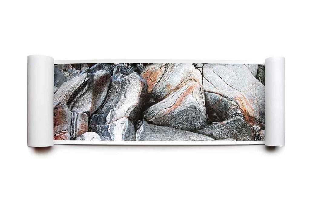 Helen Douglas, 'Lewisian I, handscroll phrase section', giclee print on Munken paper 3 x 2