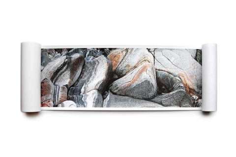 Helen Douglas, 'Lewisian I, handscroll phrase section', giclee print on Munken paper 3 x 2