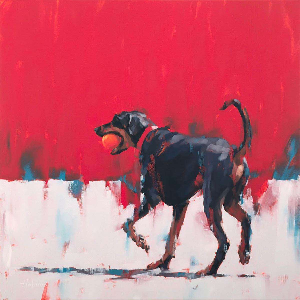 Iain Holman, 'Champion', oil on canvas