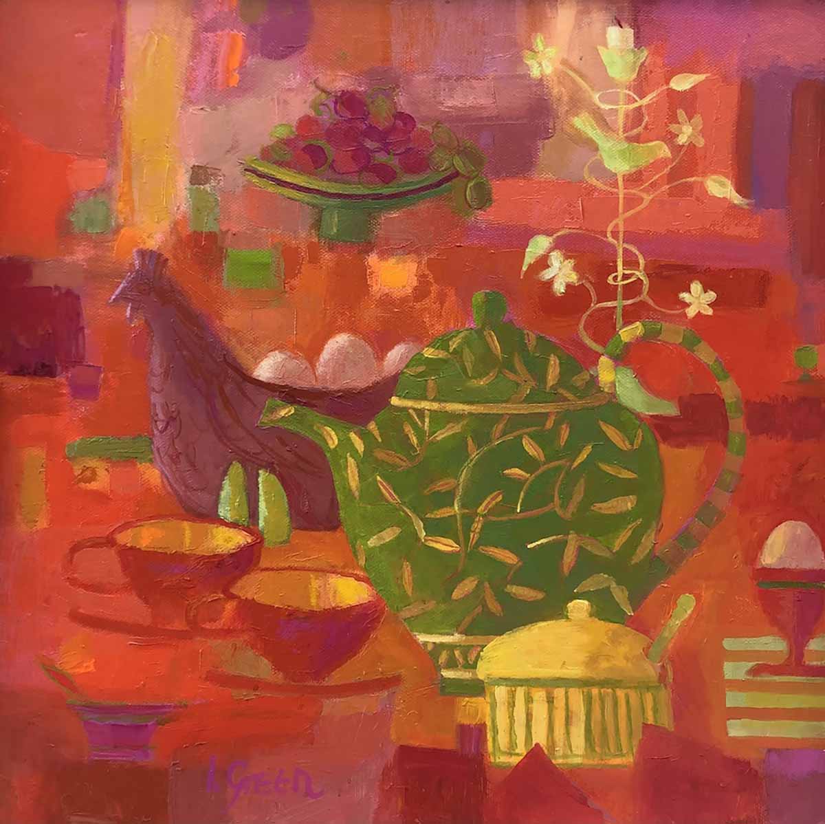 Bella Green, 'Good Day Sunshine', oil