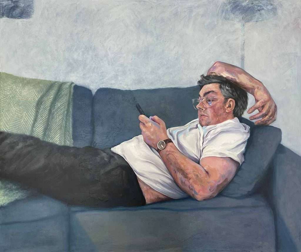 Imogen Alabaster, 'We Know Each Other', oil on board