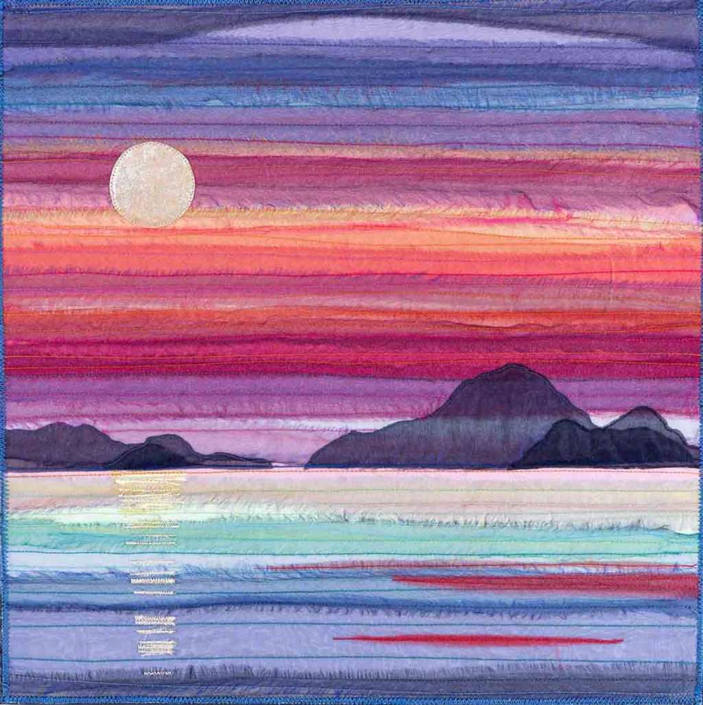 Kit Strathairn, 'Summer evening', textile