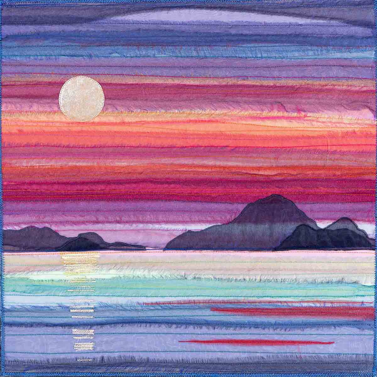 Kit Strathairn, 'Summer evening', textile