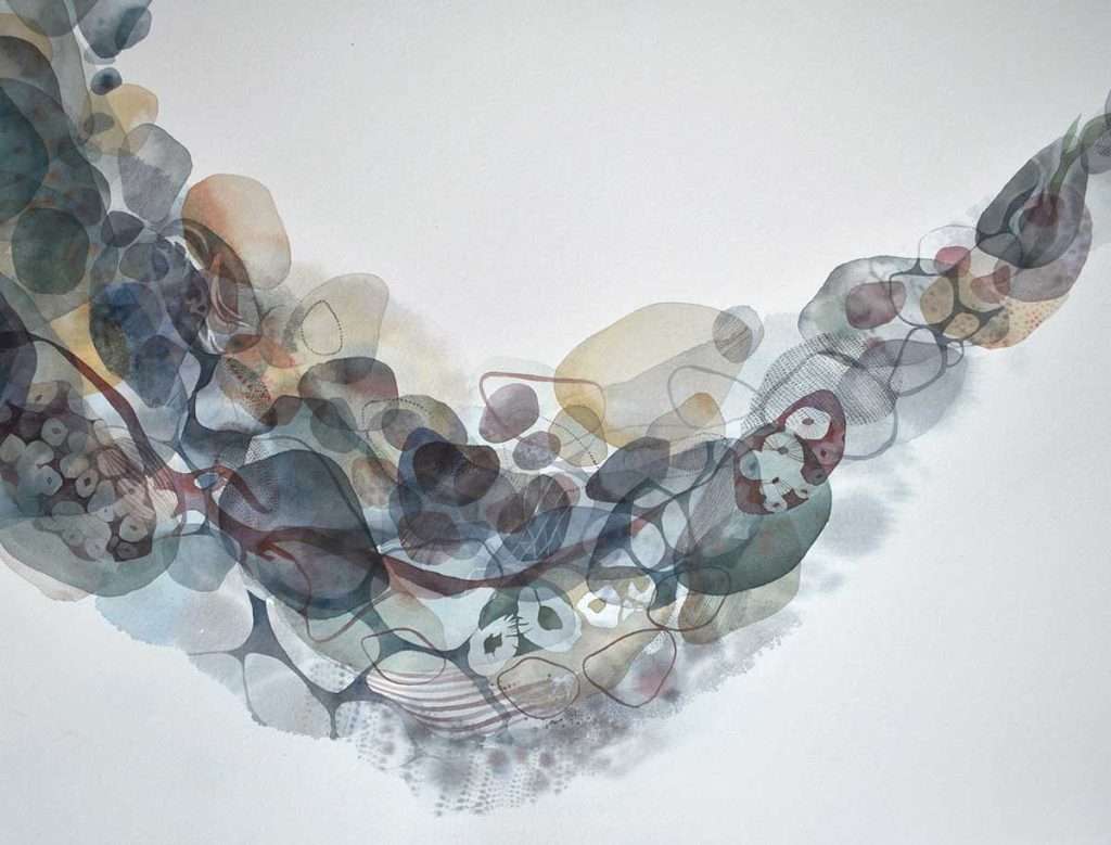 Louise Day, 'Flow 12', watercolour