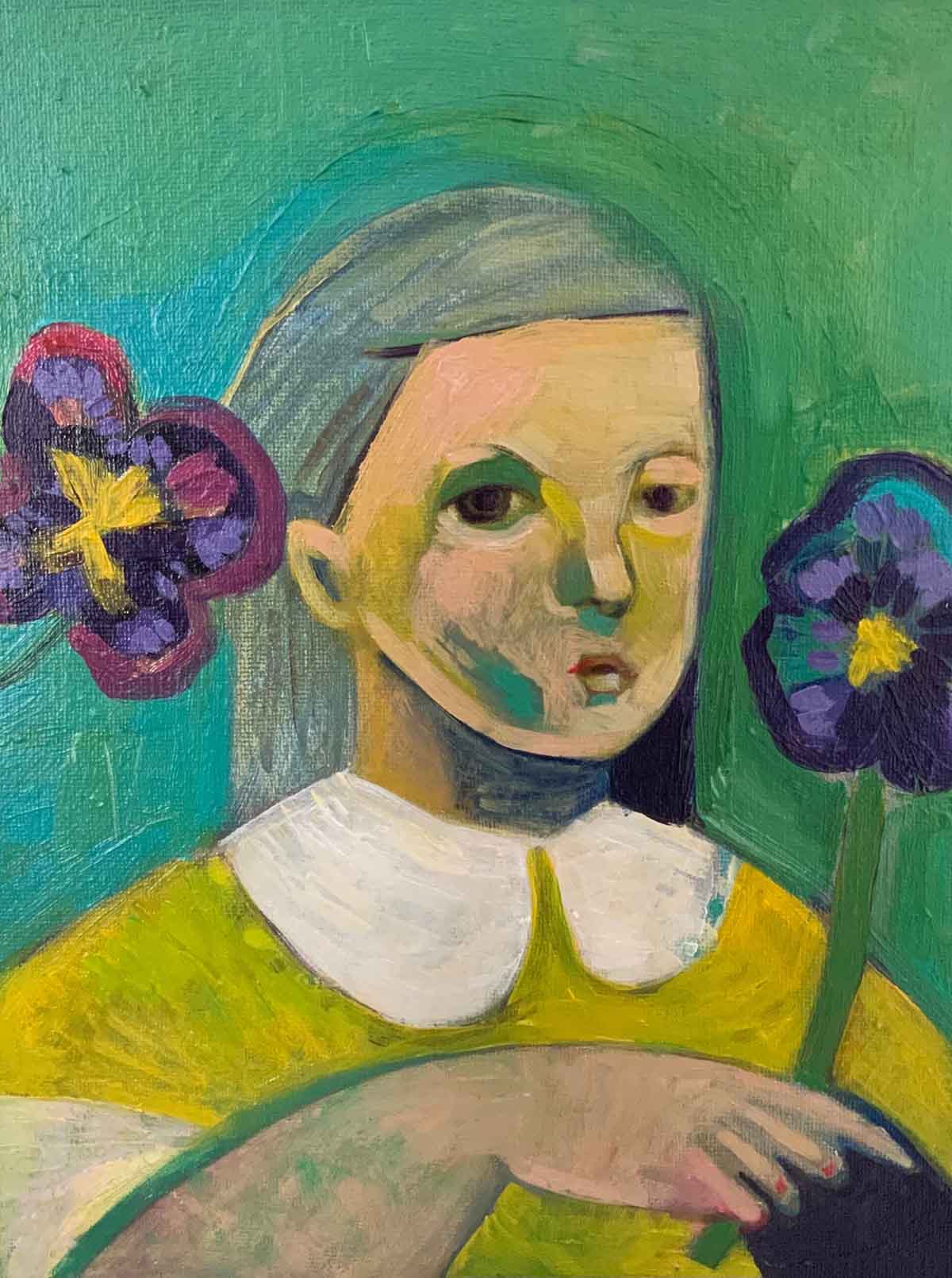 Maree Hughes, 'Viola', 2024 winner of the Future Paisley prize for a local artist of merit