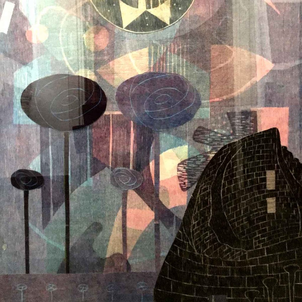 Woodcut by Margaret Pitt