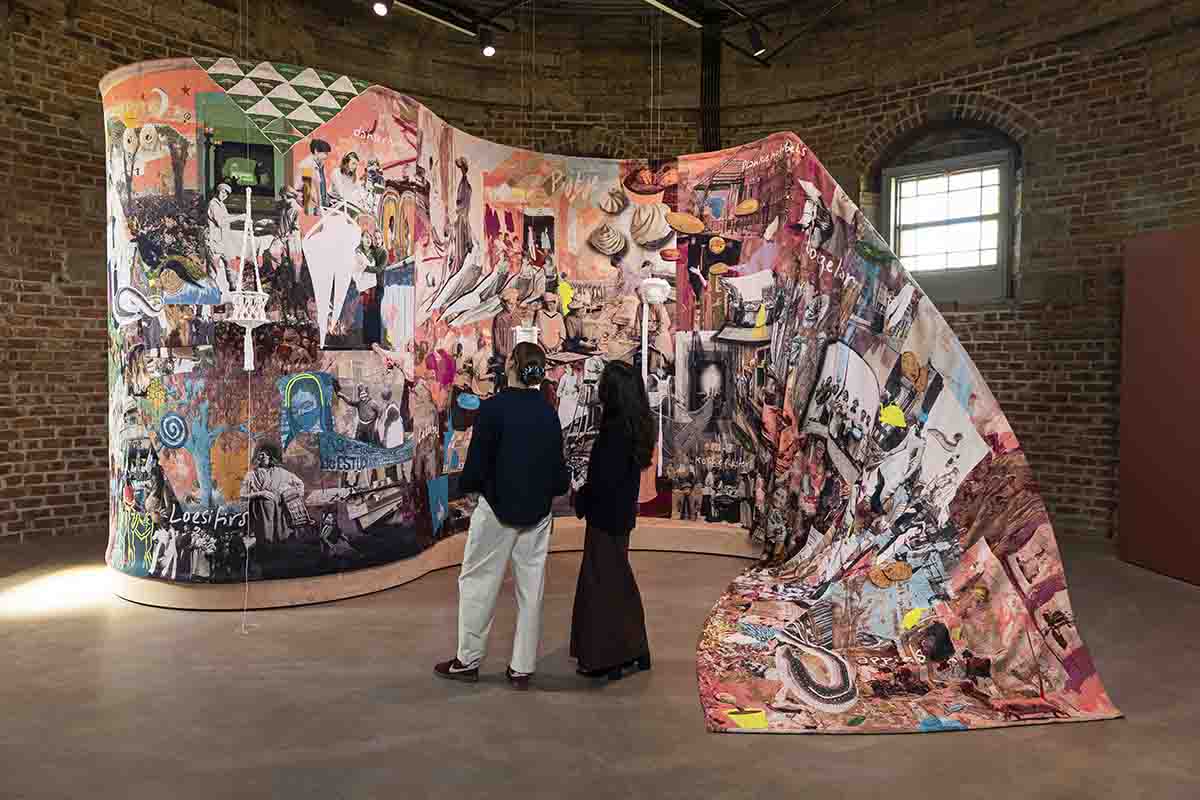 Mercedes Azpilicueta installation. Image Eoin Carey