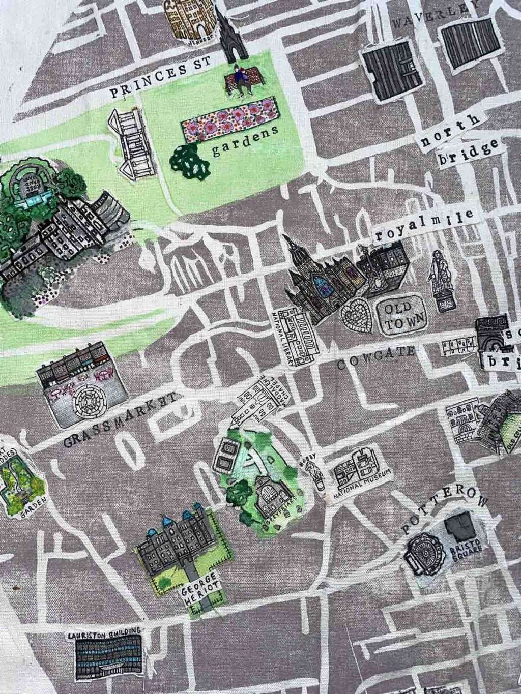 Meaning Map of the Old Town (detail)
