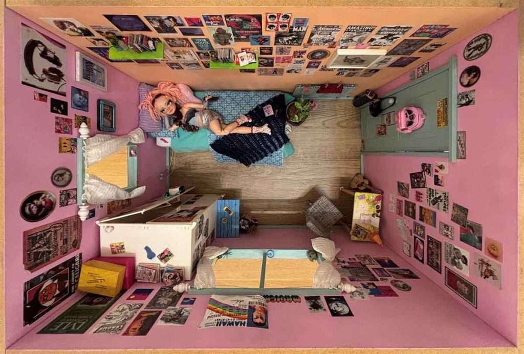 Olive Sinclair, 'Tracy's room and props', mixed-media model