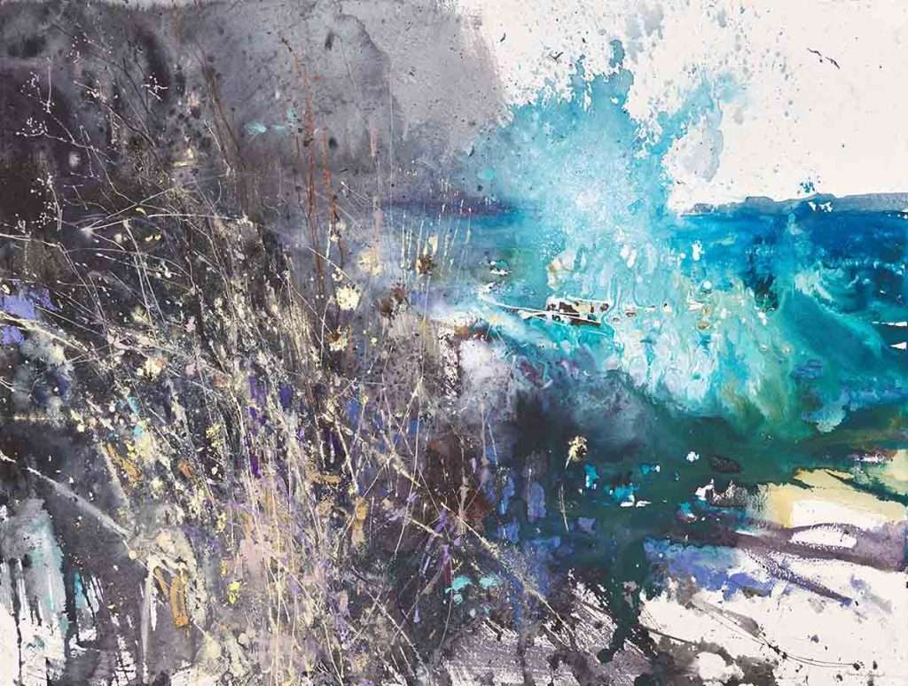 Pascale Rentsch, 'Struggle is the Source of Power 1', mixed media on paper