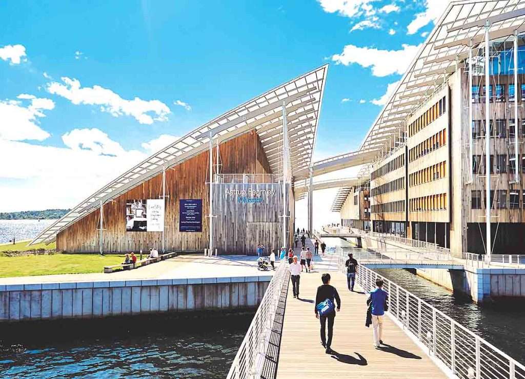 The Astrup Fearnley Museum in Oslo is celebrating its 30th anniversary this year. Image Einar Aslaksen © Astrup Fearnley Museet