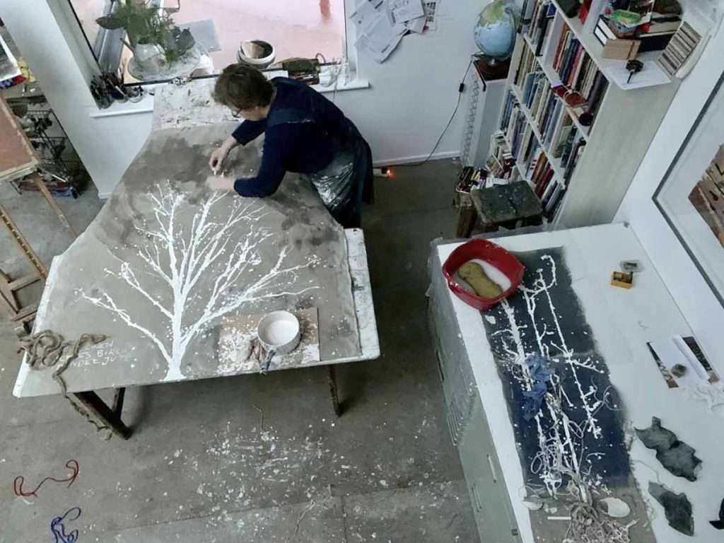 Pictured at her Birchtree Studio, Kate Downie RSA is one of the participants in this year's Open Studios North Fife