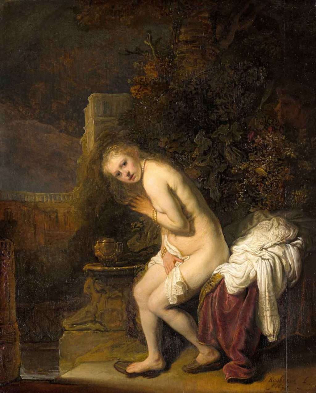 Rembrandt, 'Susanna,' 1636, oil on panel