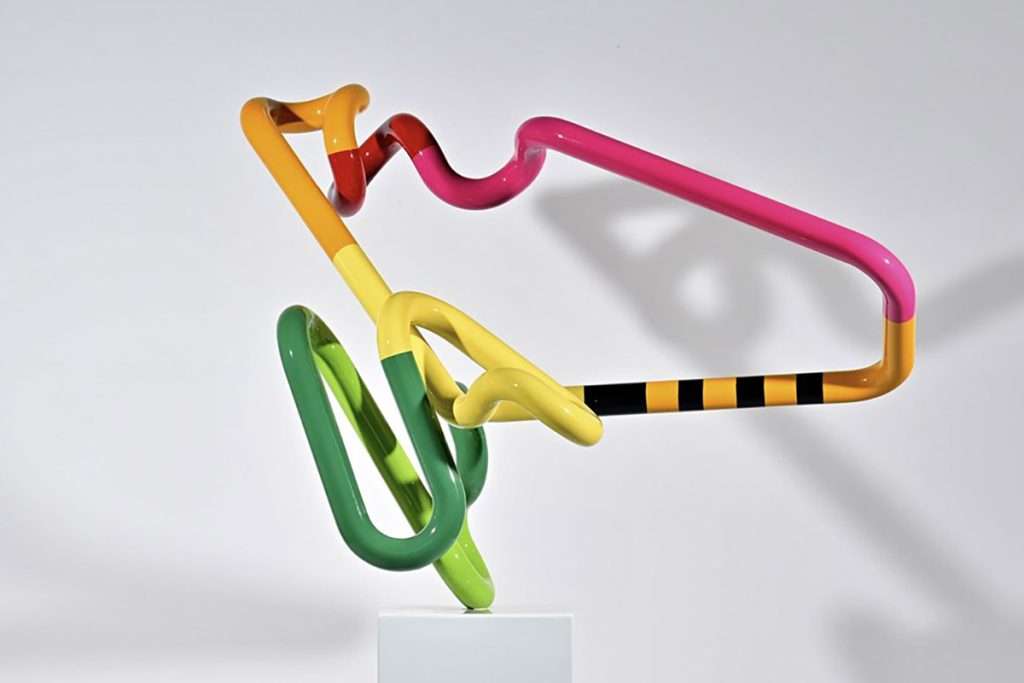 Sam Shendi, 'Landscape II',stainless steel (detail)