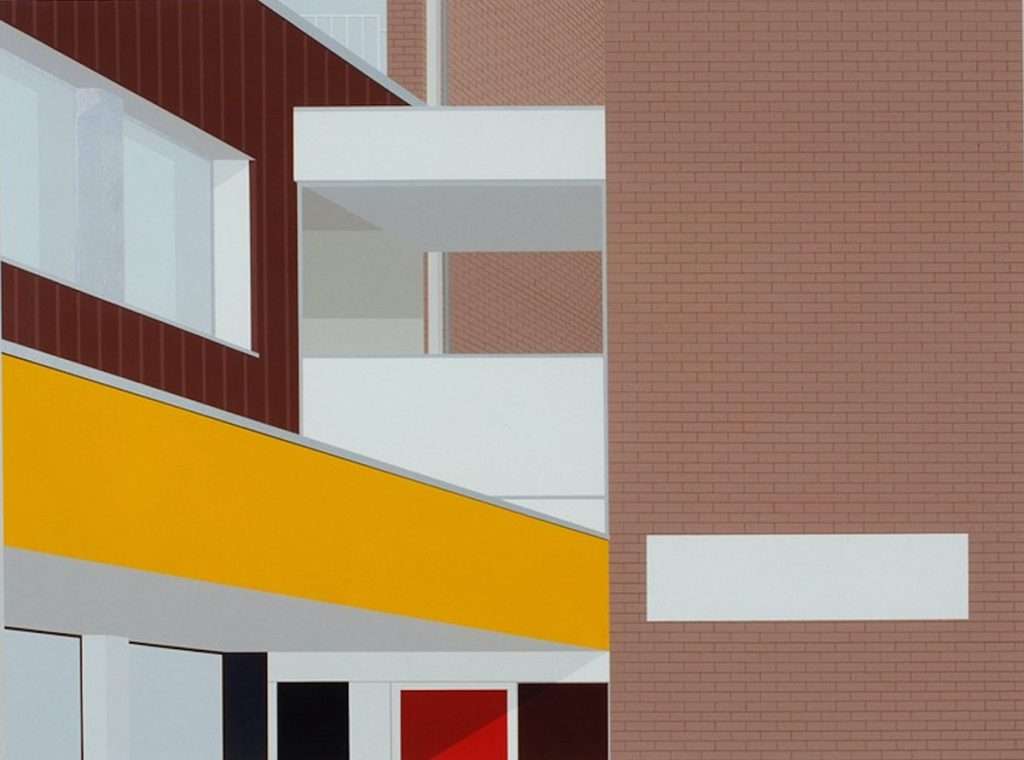 Toby Paterson, 'Bibliotheek', acrylic on paper