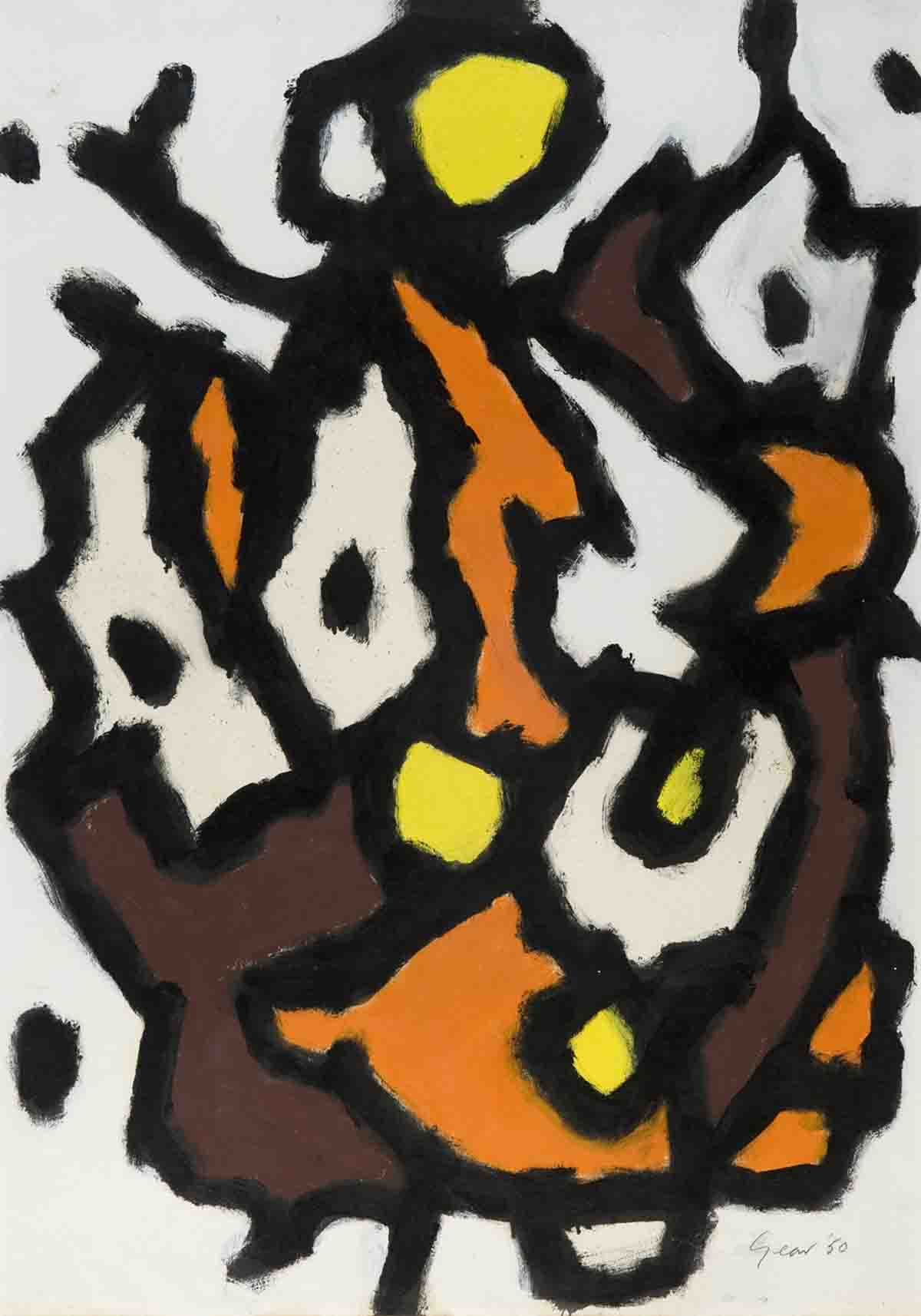 William Gear, 'Tree Form (August 1950)'