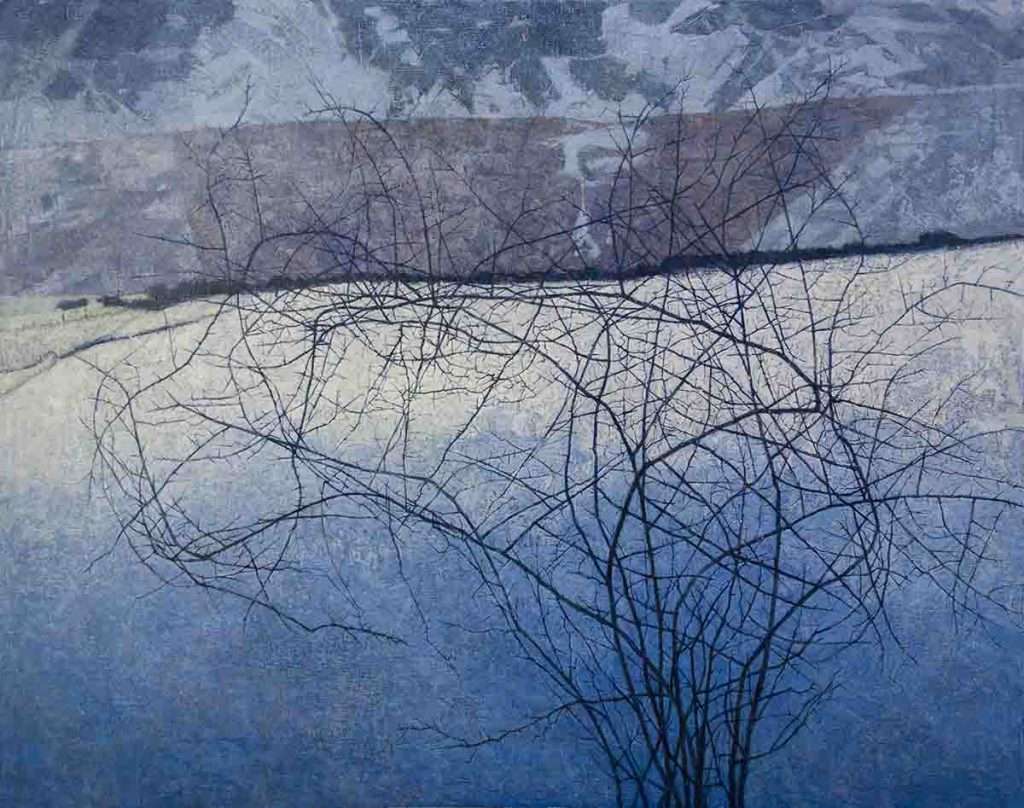 Victoria Crowe, 'Articulate in Winter', oil on linen