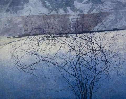 Victoria Crowe, 'Articulate in Winter', oil on linen