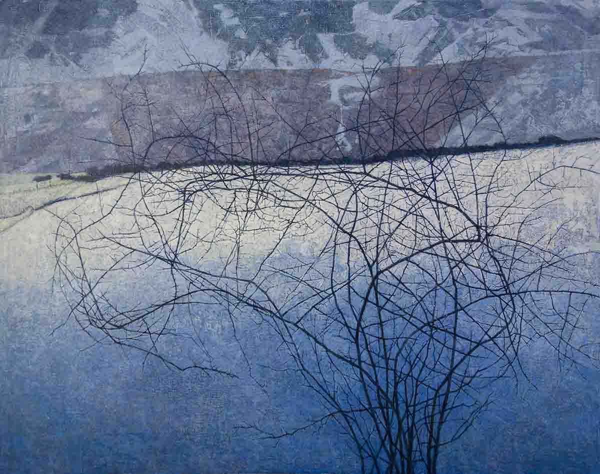 Victoria Crowe, 'Articulate in Winter', oil on linen