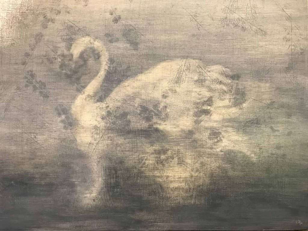 Yvonne Hair, 'Peaceful Reflection', oil on panel